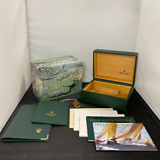 ROLEX YACHT-MASTER 16622 Watch Box Case Cring Booklet 100% autentico FZ7956