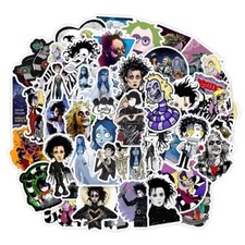 10pc Tim Burton Stickers Water