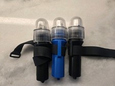 lotto di 3 marcatori subacquei stroboscopici dive rite tutti testati e funzionanti