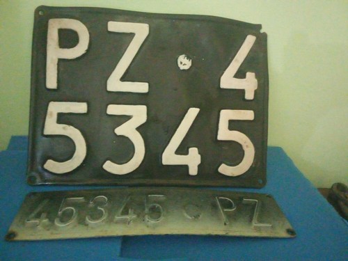 Antica targa plastica 5 - antica,