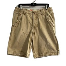 Pantaloncini kaki Hollister California Y2K surf leggermente invecchiati taglia 31 vita