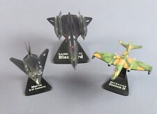 Modellini aerei militari Deagostini metallo con base esposizione 2012