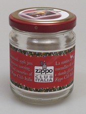 PRL) BARATTOLO MARMELLATA VUOTO NATALE ZIPPO CLUB ITALIA JAR POT JAM COLLECTION 