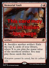 MTG MEMORIAL VAULT EXC - CAVEAU DELLA MEMORIA 145 - EOE - MAGIC