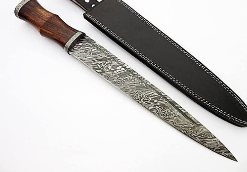 Coltello acciaio damascato - coltello, in