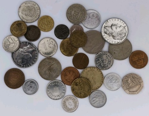 Monete mondiali lotto - monete, 25+