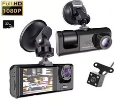 dashcam registratore per auto ricaricabile anteriore,interna, retro fullhd 1080p