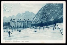 VALBRUNA (Udine) . Albergo SAISERA. Sport Invernali. SCi. Neve. Vg. c/fr. 1934.