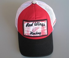 Cappellino Reebok Detroit Red Wings NHL regolabile snapback rete posteriore hockey
