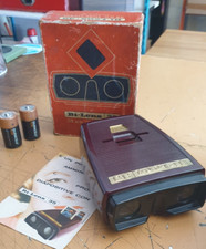 VINTAGE VIEW-MASTER BI-LENS 35mm BAKELITE SLIDE VIEWER IN BOX