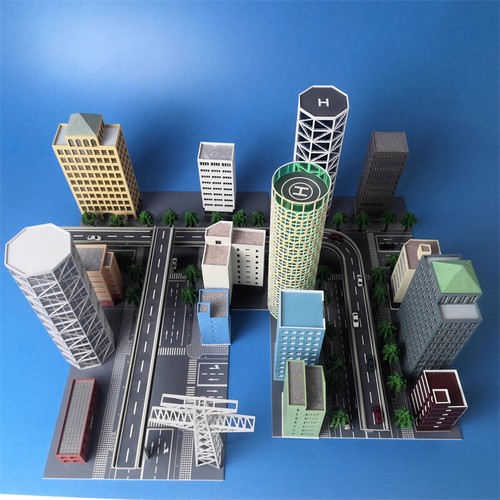 Set modellino edificio