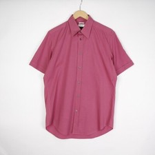 Camicia Versace maniche corte rosa taglia 40 da uomo