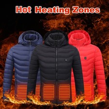 Jacket Winter Heated Coat ZIP