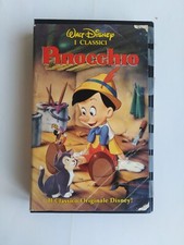 Vhs film pinocchio walt - -,