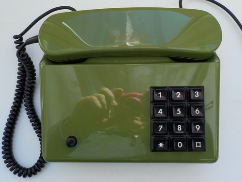 Telefono postale anni verde - telefono,