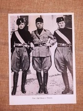Il Duce Benito Mussolini con i