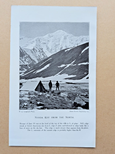 Nanda kot mountain from - kot, the