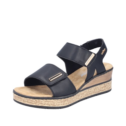 Rieker sandali donna neri - sandali,