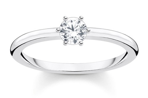 Anello zirconia thomas sabo - anello, in