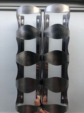 n.2 portabottiglie vino IKEA NLE - 300.557.60 parete muro acciaio 4 posti