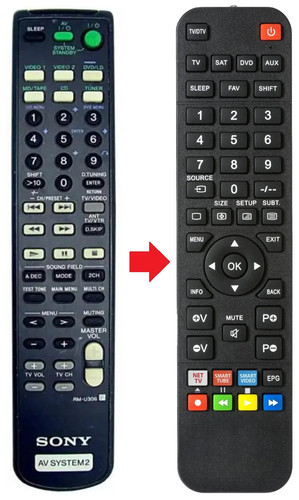 Telecomando adatto per sony - adatto,