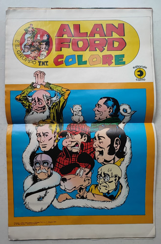 Alan ford colore con poster - colore,