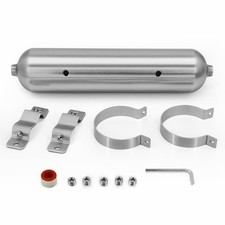 Superficie serbatoio aria senza cuciture in alluminio da 1 gallone lucidata con cinque porte G1/4