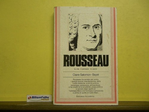 878 libro rousseau - l, di
