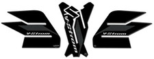KIT 3 adesivi PROTEZIONI SERBATOIO compatibili per MOTO SUZUKI V-STROM 650 17-25