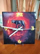 orologio da muro as roma fatto a mano misura 20 cm x 20 cm