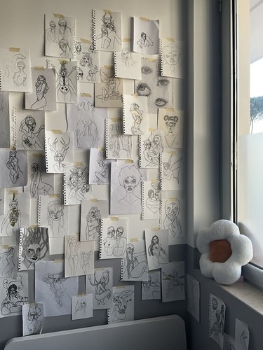 Pencil drawings disegno - drawings-disegno, a