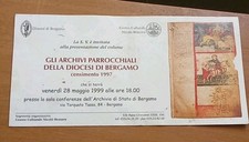 BERGAMO Archiv.+Castelli Calepio Conv.Frati Minori'99+Gera d'Adda+NEMBRO ALZANO 
