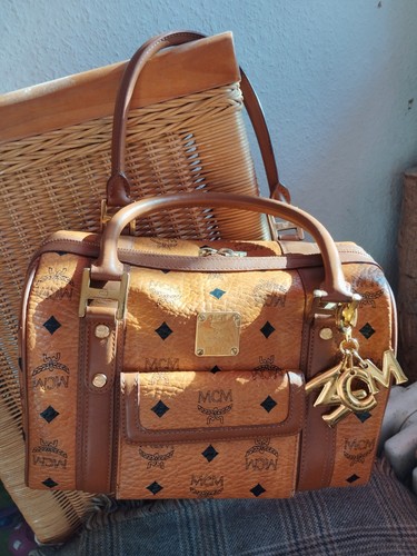 Mcm boston bag cognac - mcm,