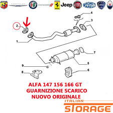 ALFA 147 156 166 GT 199 JTD 8V 16V GUARNIZIONE SCARICO NUOVO ORIGINALE 46518052