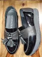 Apepazza scarpe donna sneakers numero 38 UK 5 nere stravaganti