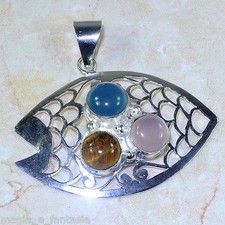 Pendente con Quarzo Rosa