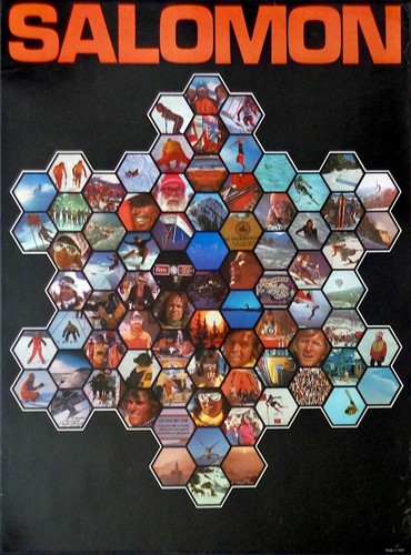 Poster pubblicitario salomon - poster,