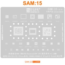 Stencil Reballing per Samsung S8 S9 S10 S20 S21 A60-A90 A10-A70 Tin Planting SDE
