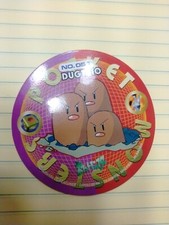 Dugtrio Pokemon Menko Card