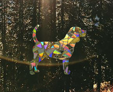 Adesivo Beagle, decalcomania