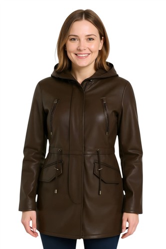 Giacca parka pelle - parka,