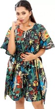 Maxi abito corto donna boho