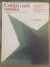 Celebri Canti di Natale Spartiti Natalizi Pianoforte Fisarmonica Canto