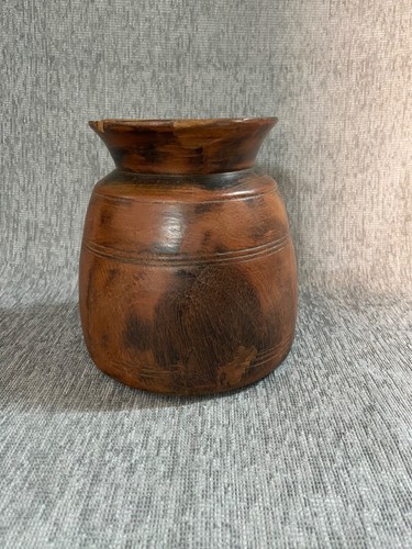 Vaso etnico legno himachal - vaso,