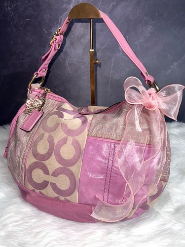 Borsa coach patchwork firmata - borsa,