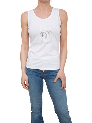 Top donna bianco fracomina - top,
