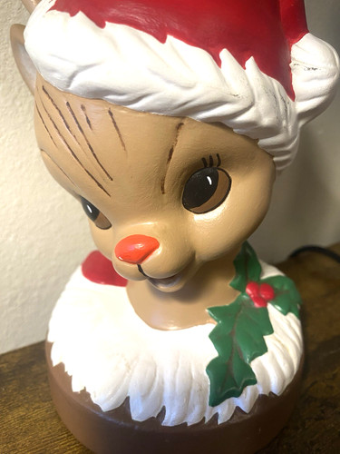 Cappello babbo natale busto - cappello, 7"