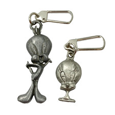 2 Vintage Tweety Bird Zipper