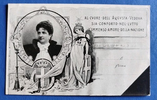 1900 cartolina franchigia - in,