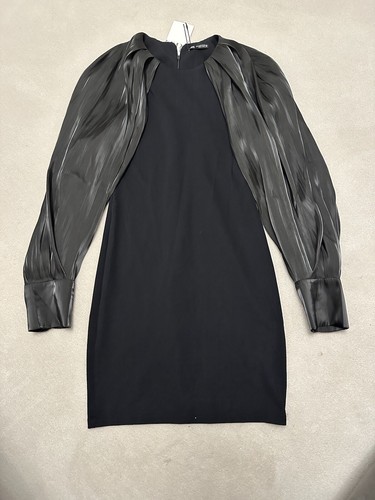 Zara body donna nero ponte - body,
